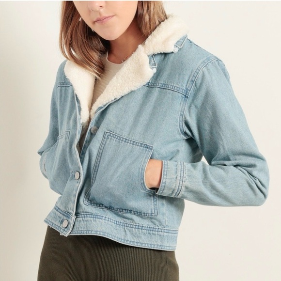 Rhythm Charleston Jacket Removable Sherpa Lining Size Large - Picture 2 of 7